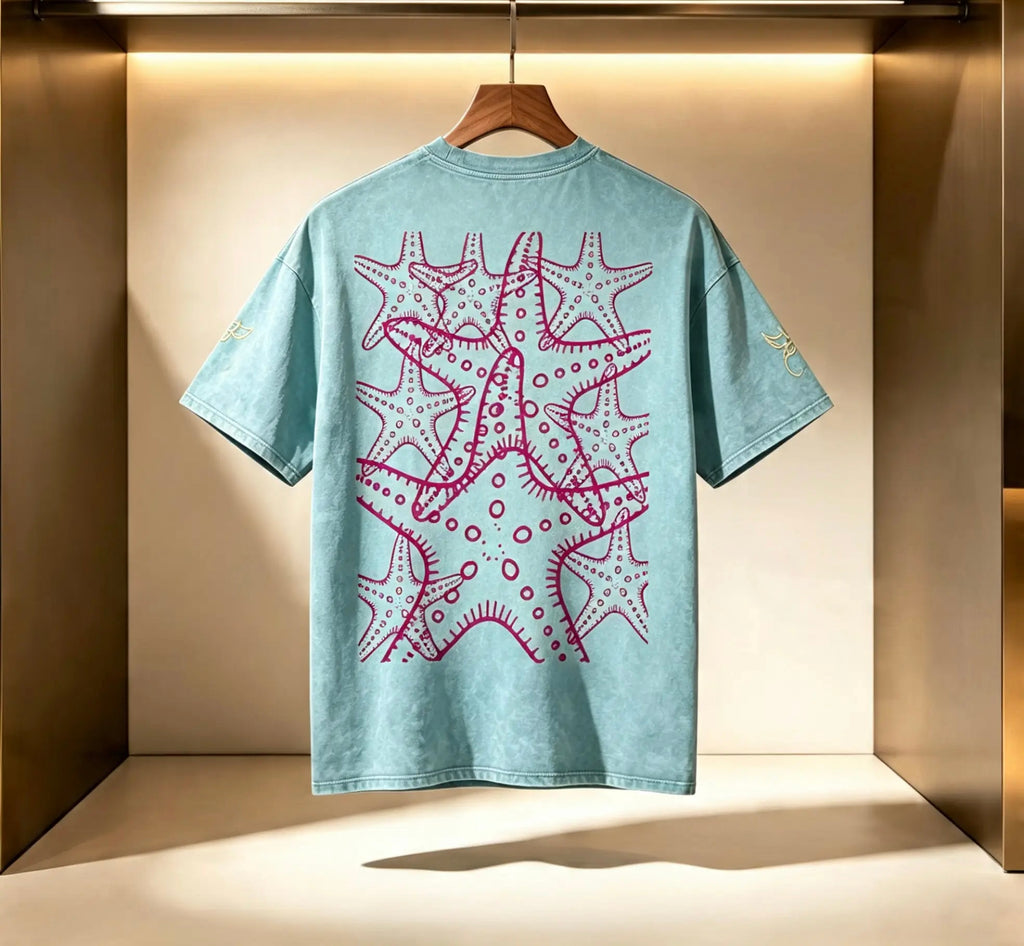 T-shirt oversize Bleu clair unisexe
