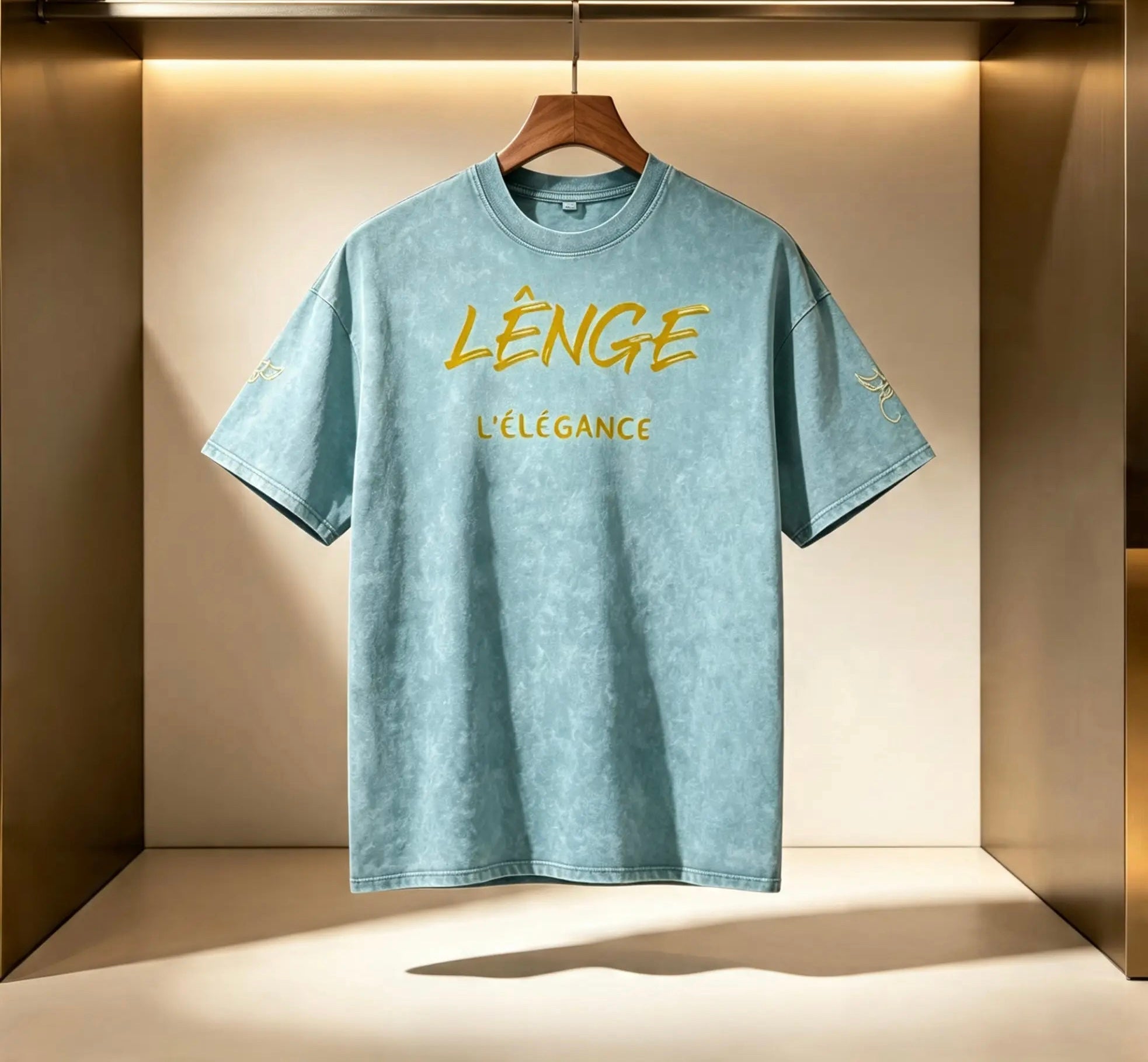 T-shirt oversize Bleu clair unisexe